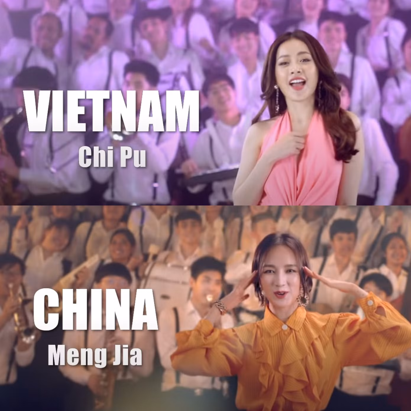 Chi Pu và Mạnh Giai từng cùng tham gia một MV.