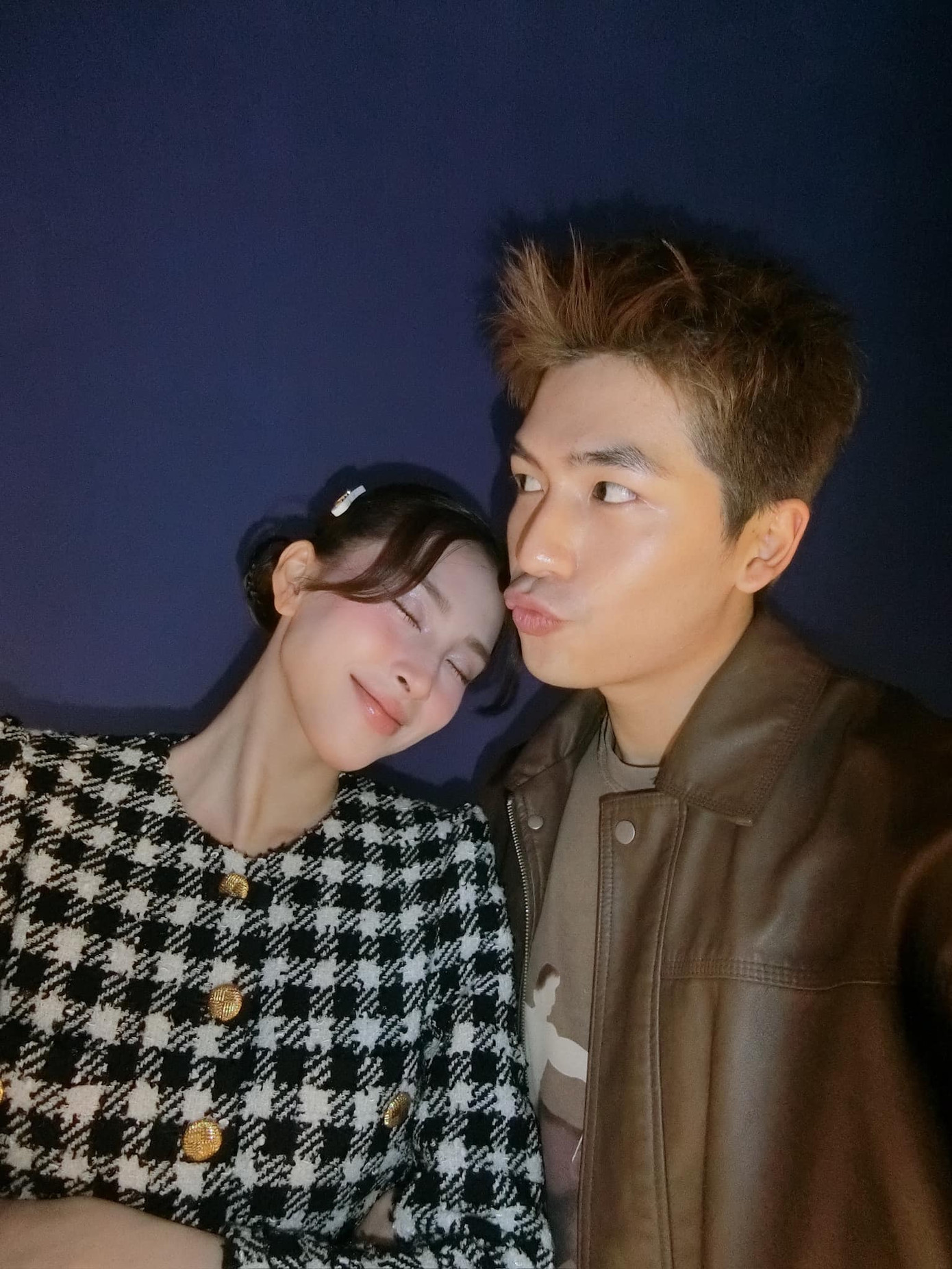 Quốc Anh, Tiểu Vy lúc nào cũng tình cảm thân thiết thế này.