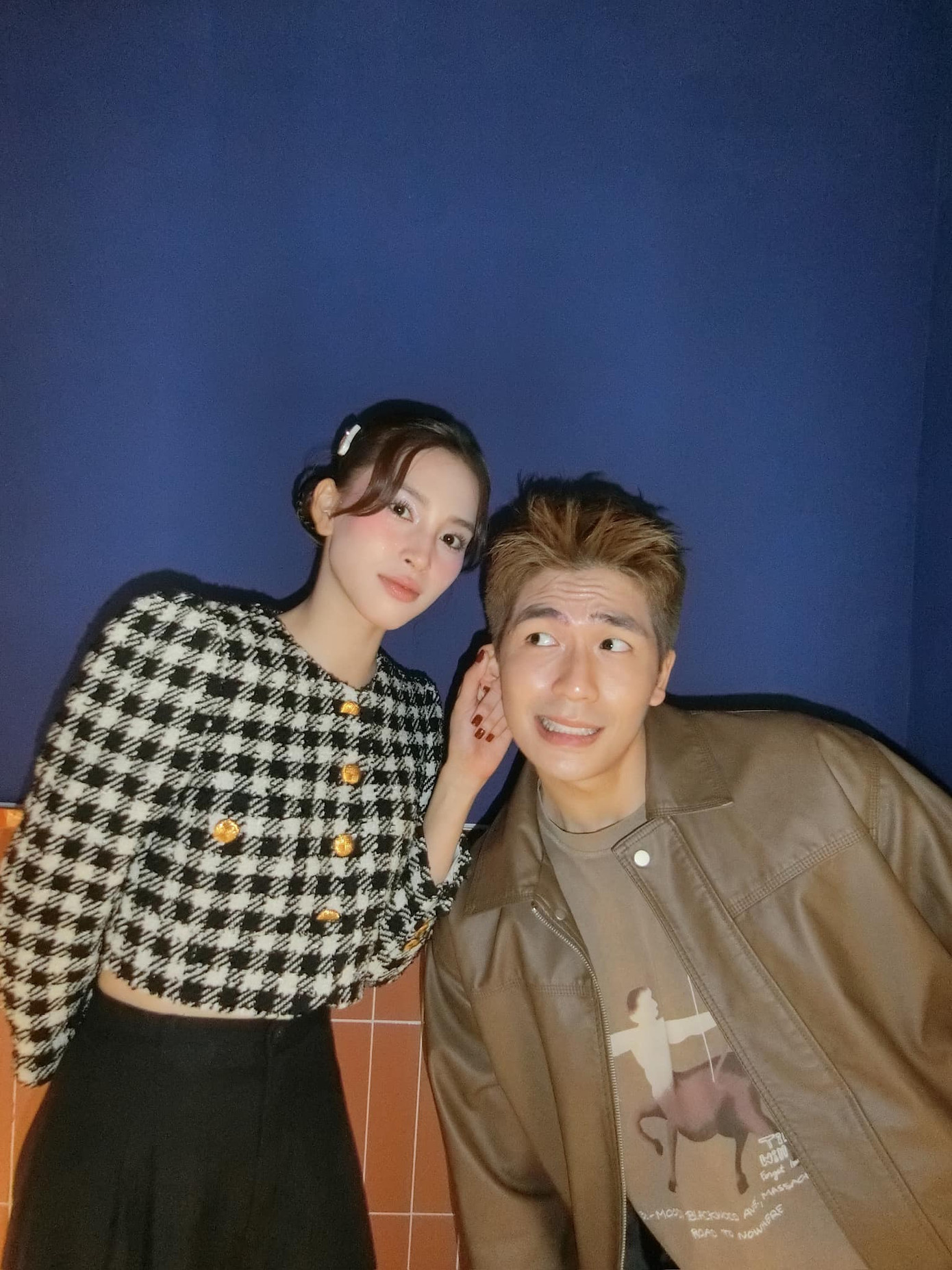 Quốc Anh, Tiểu Vy lúc nào cũng tình cảm thân thiết thế này.