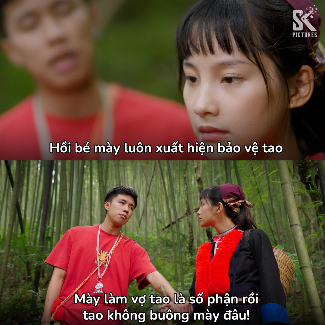 Netizen thích thú với chuyện tình cảm dễ thương của Chải và Pu.