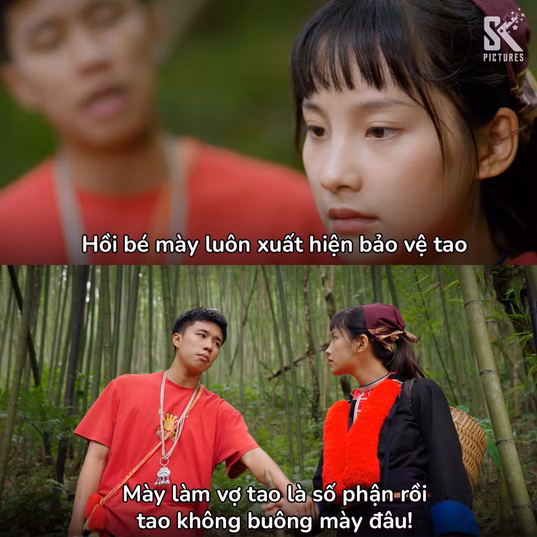 Netizen thích thú với chuyện tình cảm dễ thương của Chải và Pu.