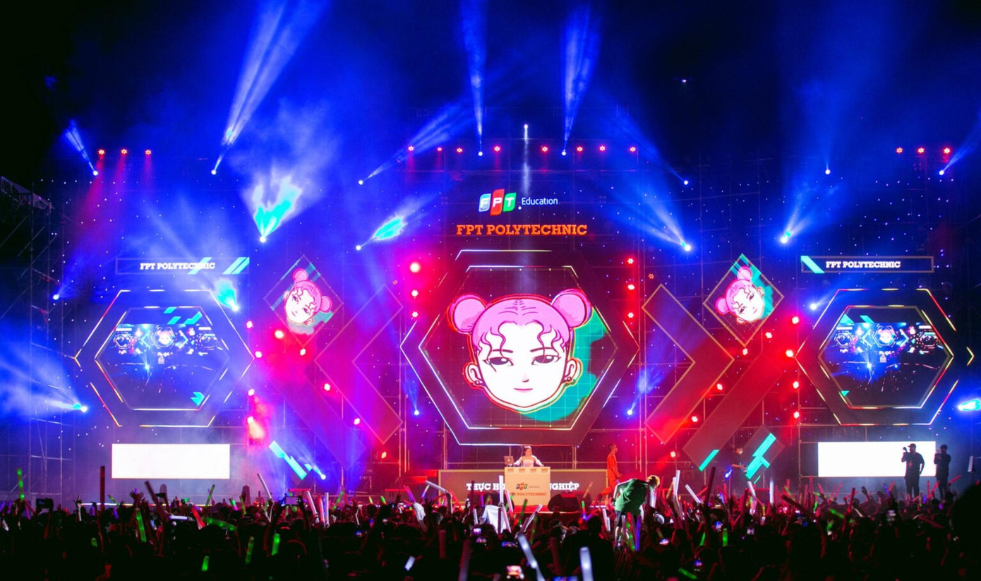 Sân khấu Happy Bee 11 - Đại nhạc hội xuyên Việt - Đặc sản của FPT Polytechnic Sân khấu Happy Bee 11 - Đại nhạc hội xuyên Việt - Đặc sản của FPT Polytechnic