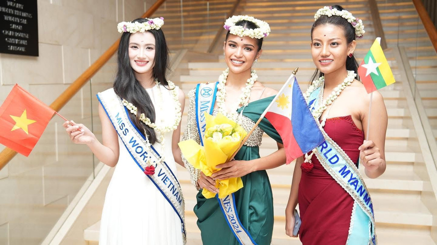 Hoa hậu Ý Nhi "trắng sáng đến bất ngờ" trên trang chủ Missosology. Hoa hậu Ý Nhi "trắng sáng đến bất ngờ" trên trang chủ Missosology.