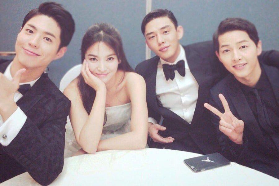 Bộ ba đã từng rất thân thiết trước khi cặp đôi Song - Song tan vỡ.