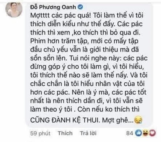 Một bình luận thẳng thắn khác của Phương Oanh. Một bình luận thẳng thắn khác của Phương Oanh.