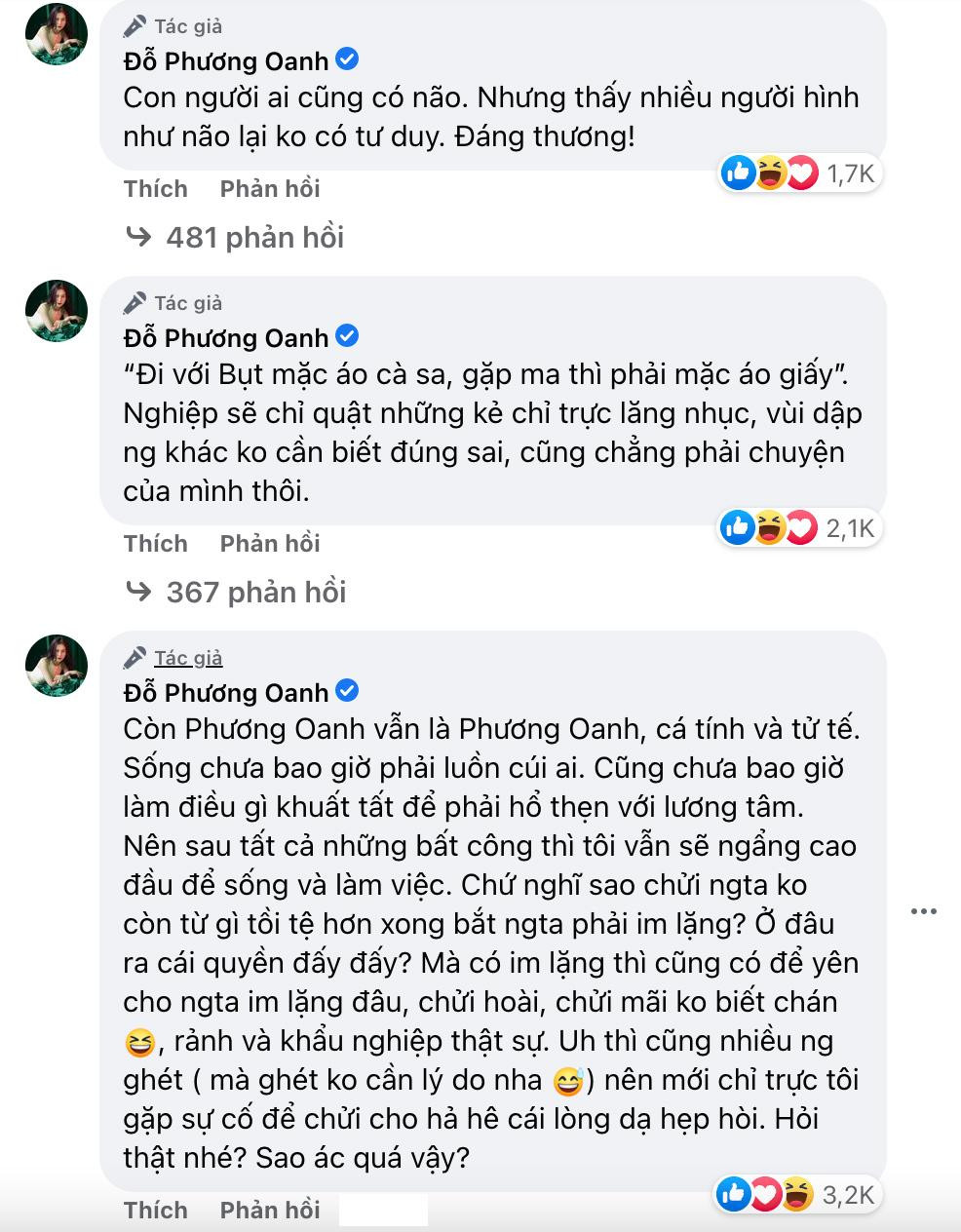 Những màn đáp trả gay gắt của nữ diễn viên thu hút sự chú ý của dân mạng Những màn đáp trả gay gắt của nữ diễn viên thu hút sự chú ý của dân mạng