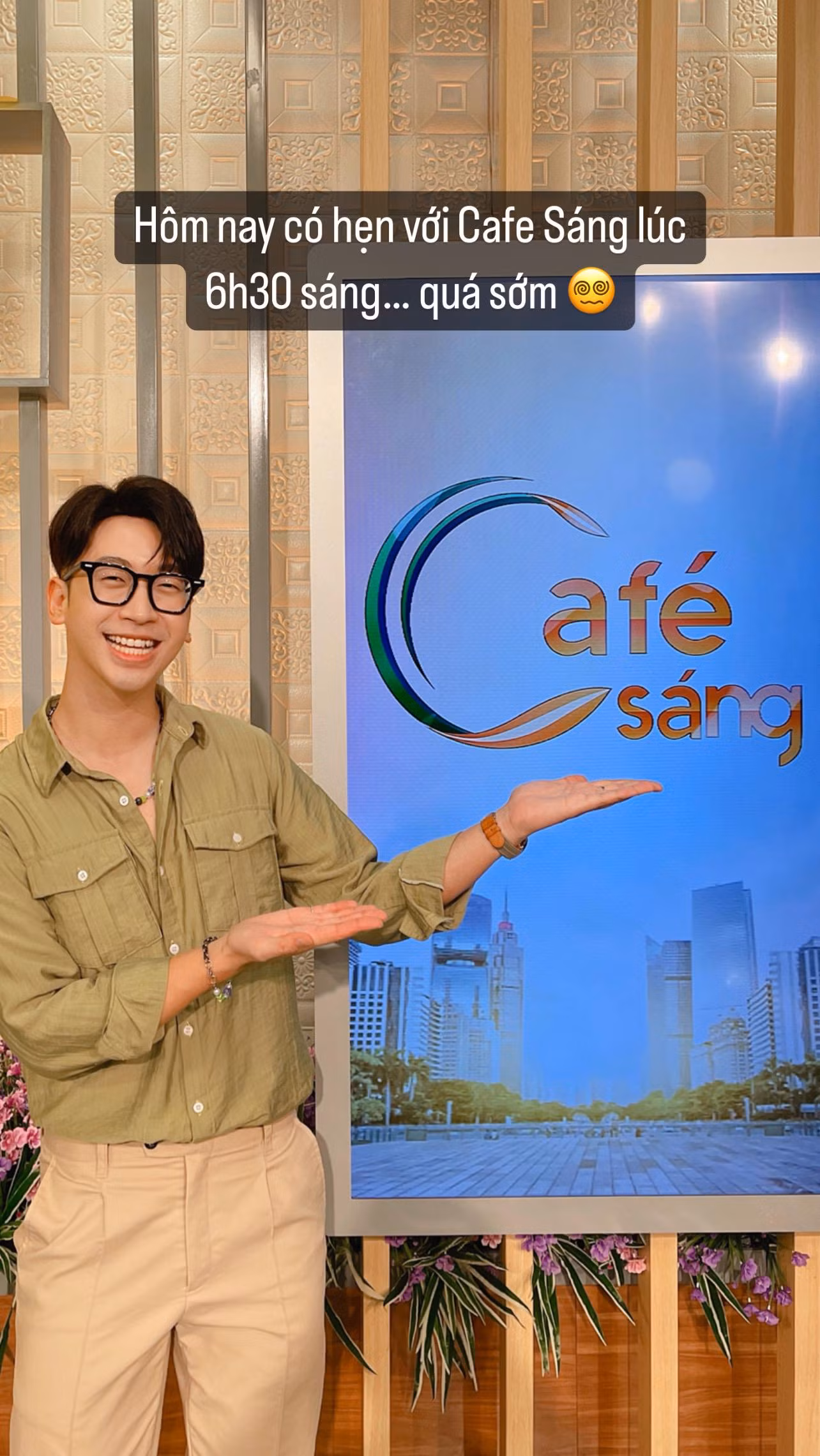 Ninh Tito từng trổ tài nấu ăn trên truyền hình