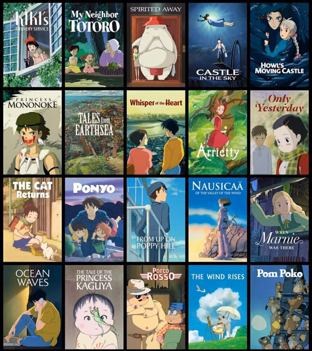 Các bộ phim của Ghibli cũng lần lượt ra mắt khán giả Việt.