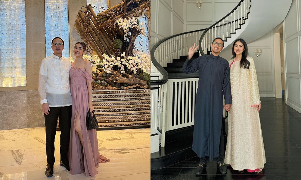 Những khoảnh khắc tình cảm của hai vợ chồng.