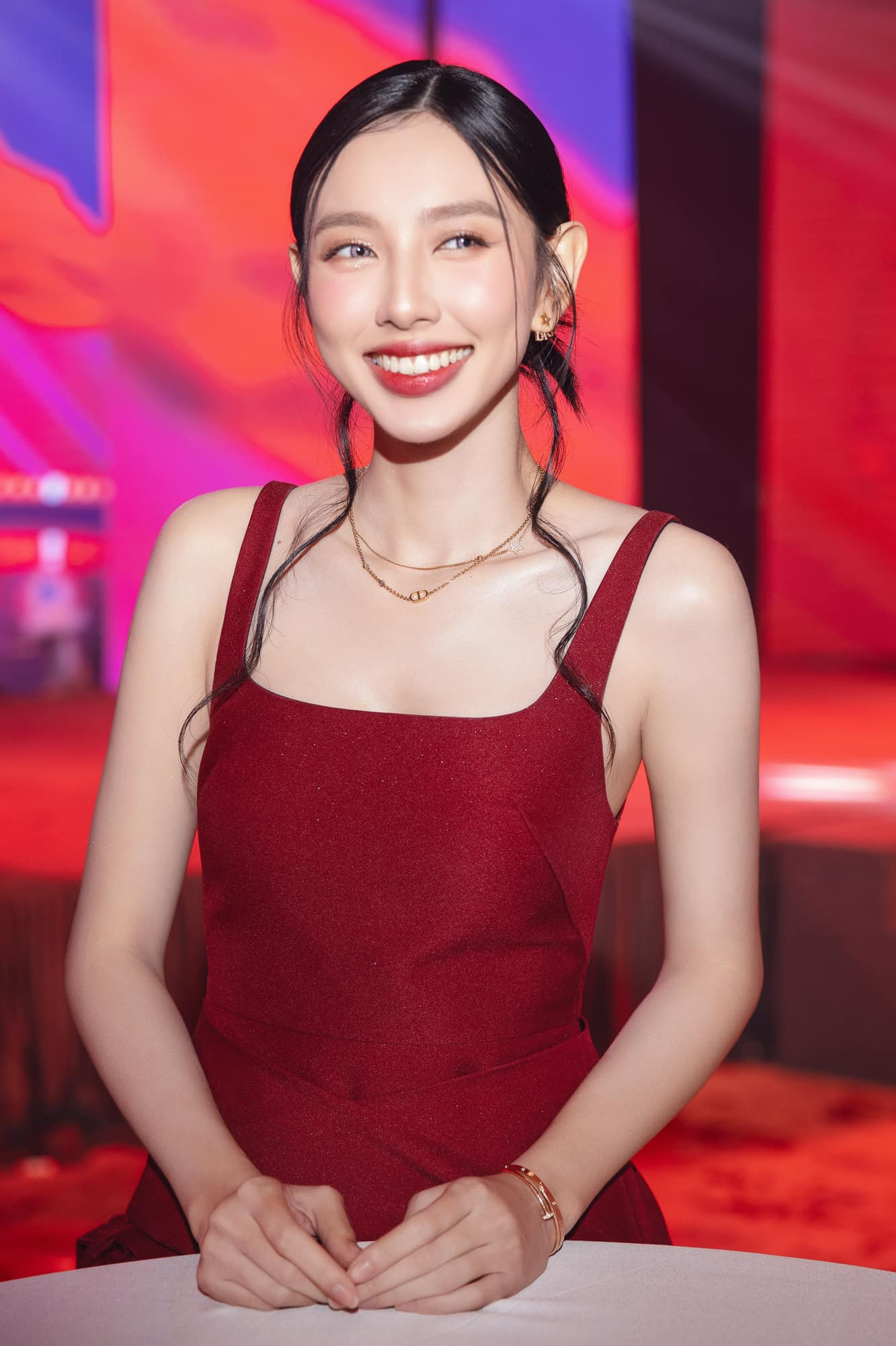 Nhưng Thùy Tiên khéo léo né tránh khi được hỏi tới. Nhưng Thùy Tiên khéo léo né tránh khi được hỏi tới.