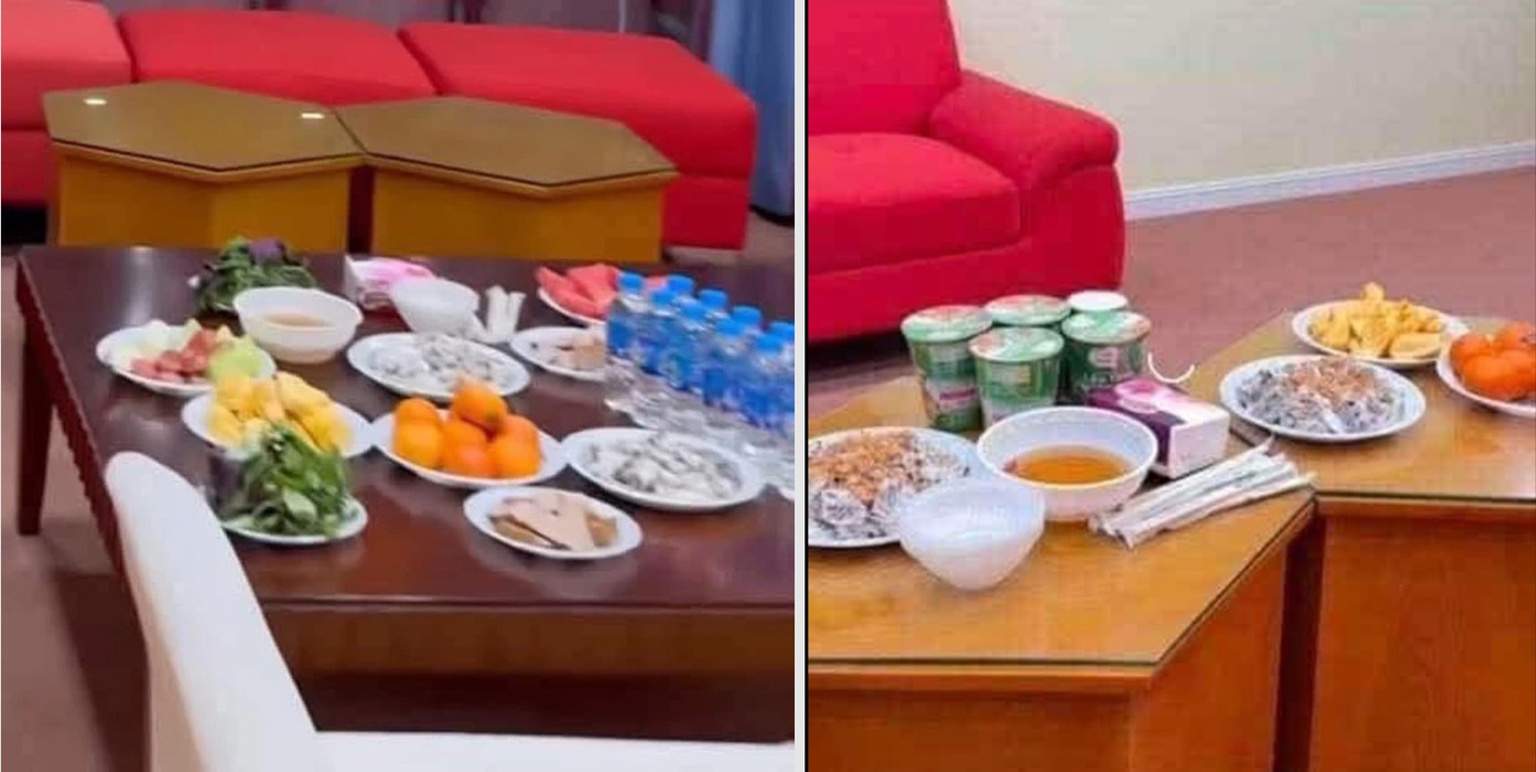 Hình ảnh được cho là đồ ăn của hạng vé cao cấp tại concert Anh trai say hi đêm thứ 3 Hình ảnh được cho là đồ ăn của hạng vé cao cấp tại concert Anh trai say hi đêm thứ 3