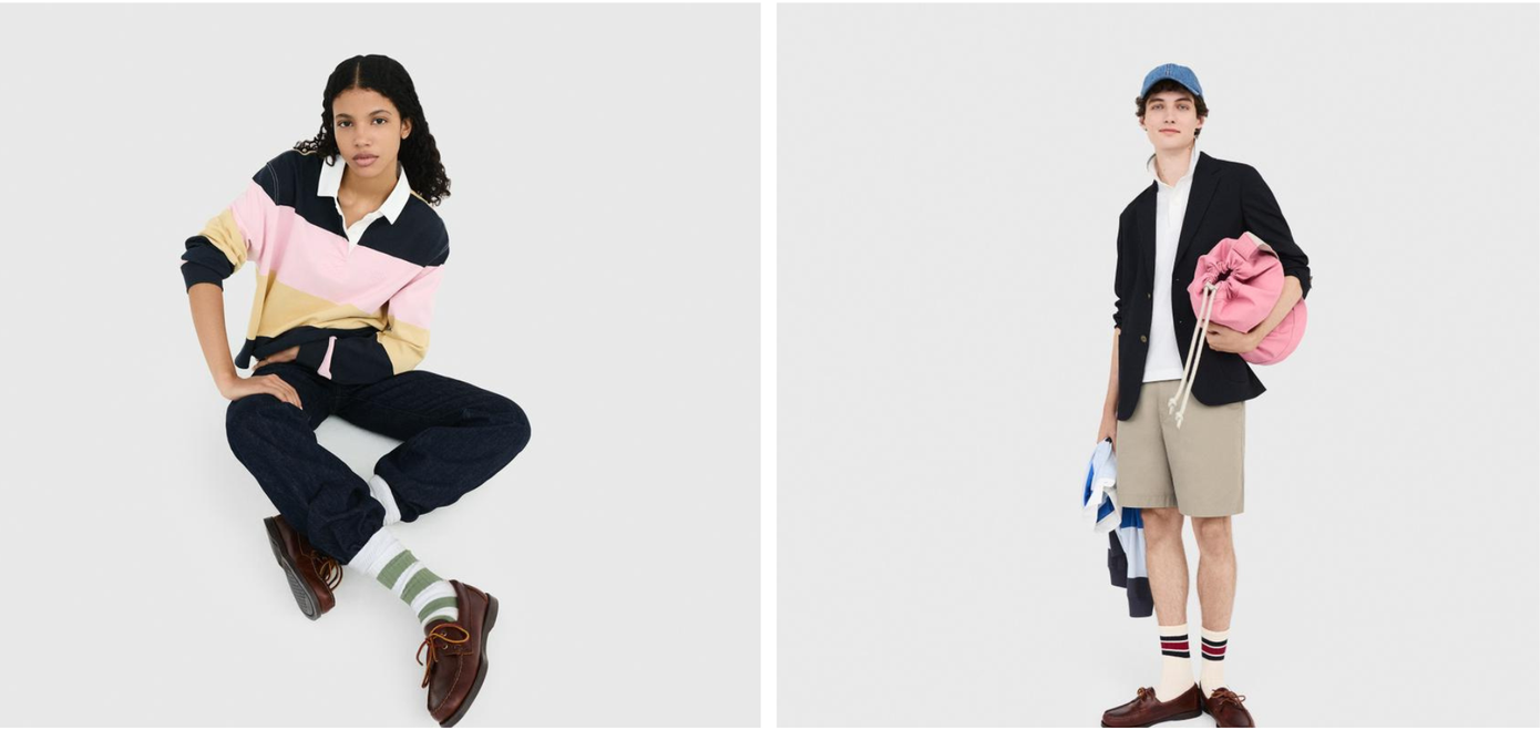 BST UNIQLO x JW ANDERSON Xuân/Hè 2025 mang đến những thiết kế trang phục cùng phụ kiện sở hữu gam màu tươi sáng.