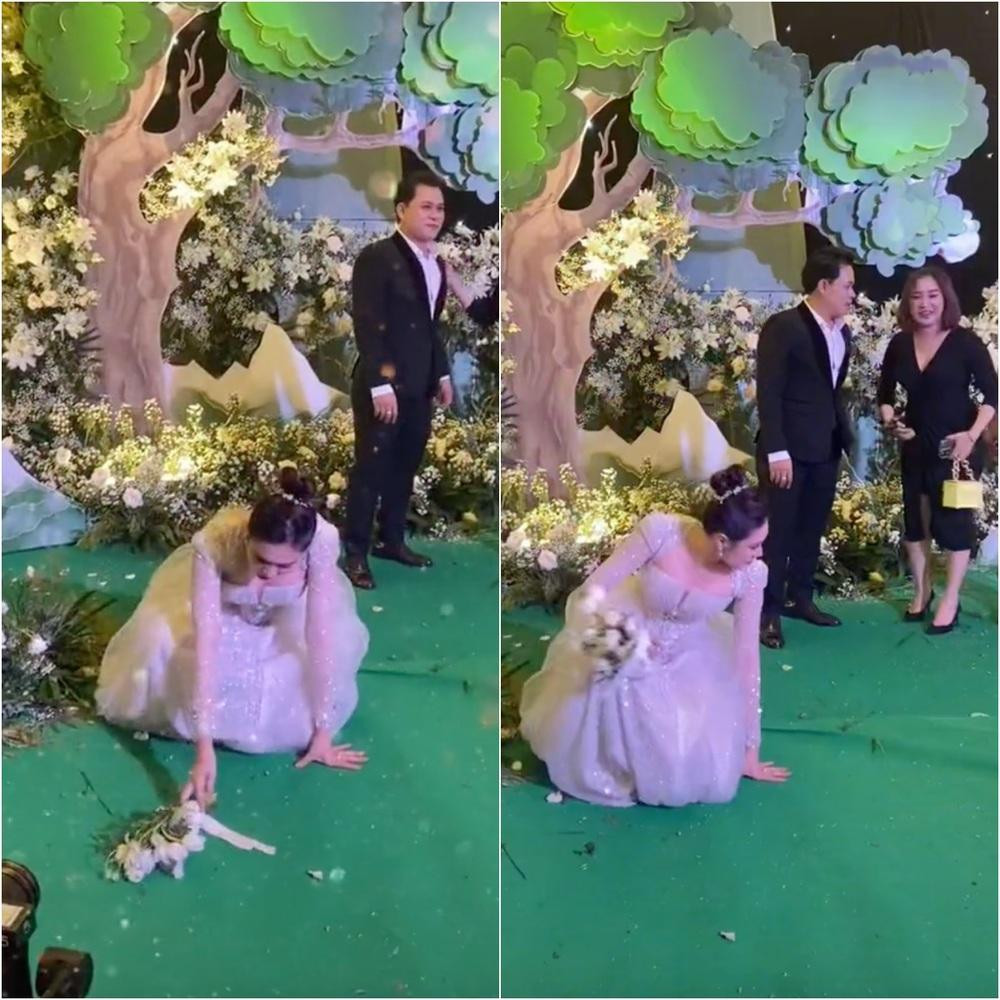 Hình ảnh khiến khán giả bàn tán về đám cưới của Hồ Bích Trâm. Hình ảnh khiến khán giả bàn tán về đám cưới của Hồ Bích Trâm.