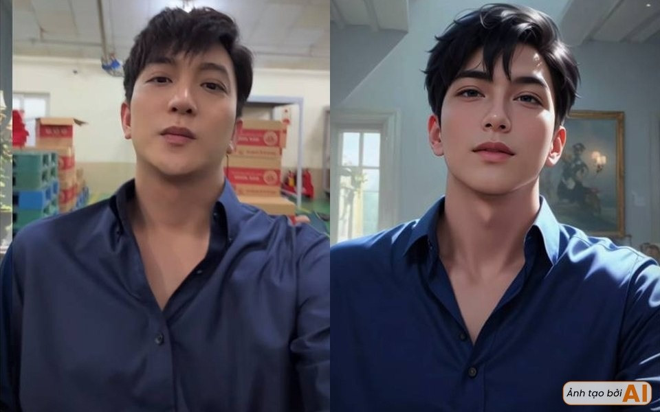 Nam diễn viên được khen đẹp hơn cả hình ảnh do AI tạo ra.