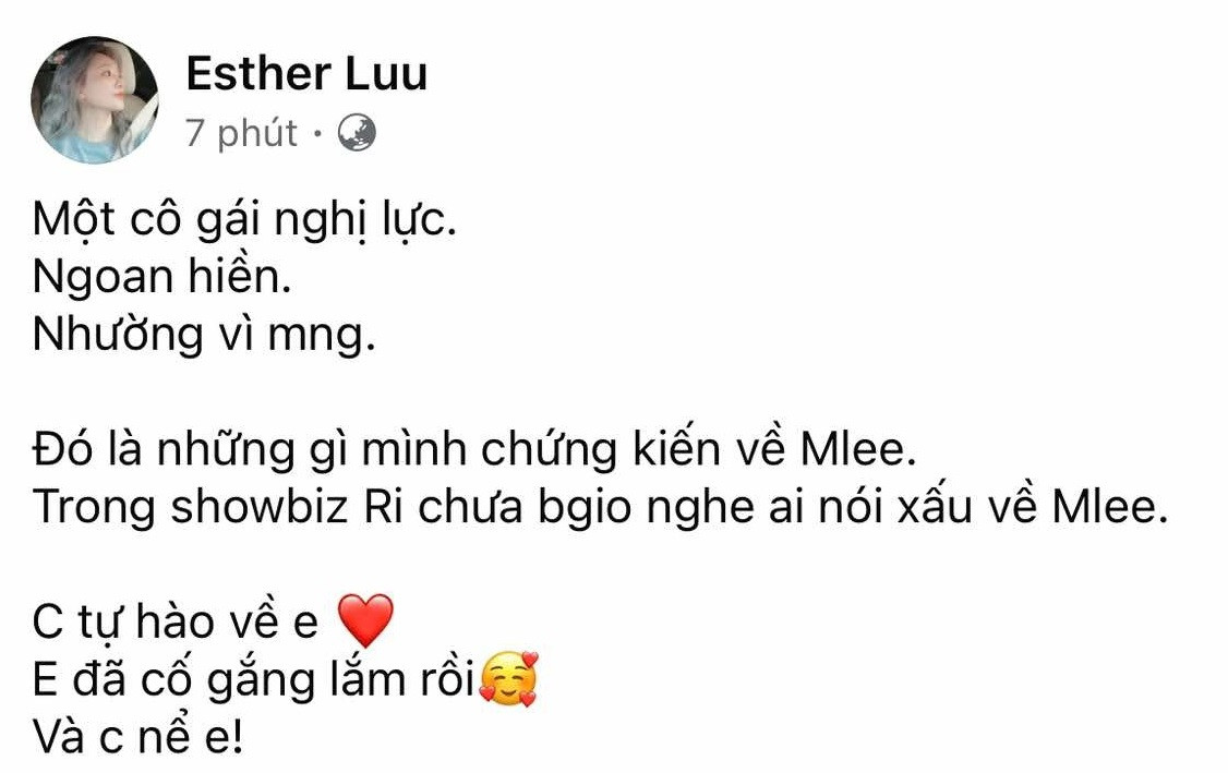 Rồi Hari Won cũng gây tranh cãi khi khen MLee. Rồi Hari Won cũng gây tranh cãi khi khen MLee.