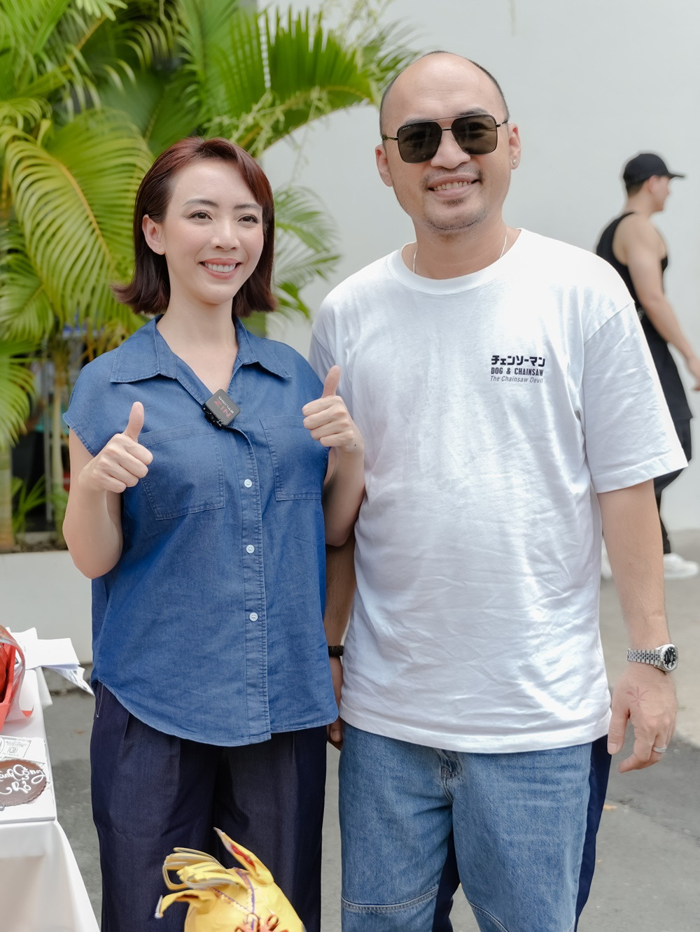 Tiến Luật cũng đồng hành với vợ trong bộ phim này. Tiến Luật cũng đồng hành với vợ trong bộ phim này.