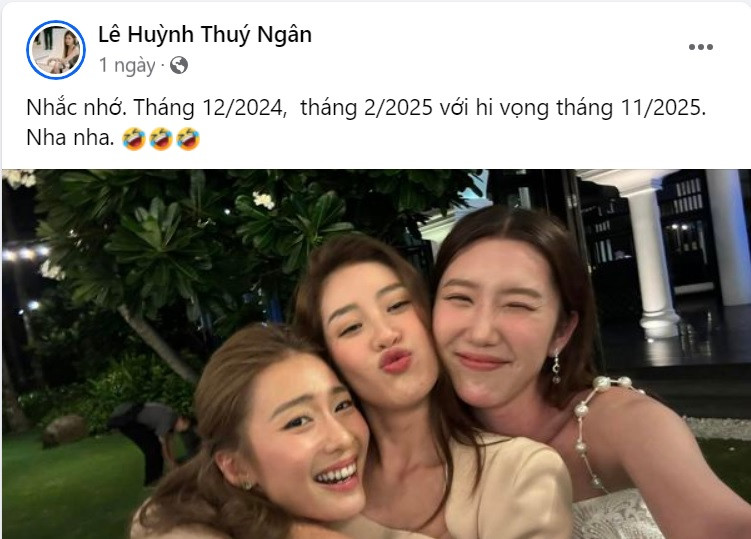 Bài đăng của Thúy Ngân từng gây chú ý, khiến dân mạng nghi vấn Thúy Ngân sẽ kết hôn.