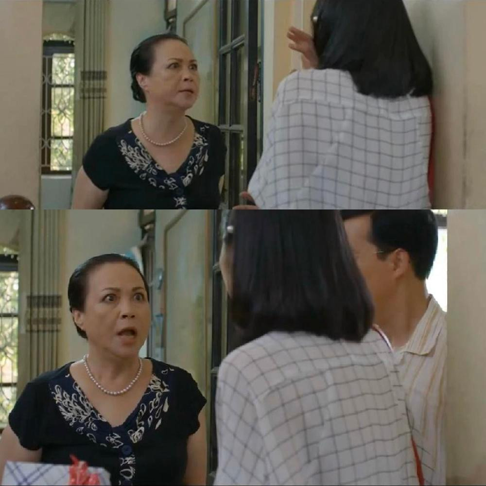 Biểu cảm của "mẹ chồng" Thanh Quý cũng rất ghê gớm Biểu cảm của "mẹ chồng" Thanh Quý cũng rất ghê gớm