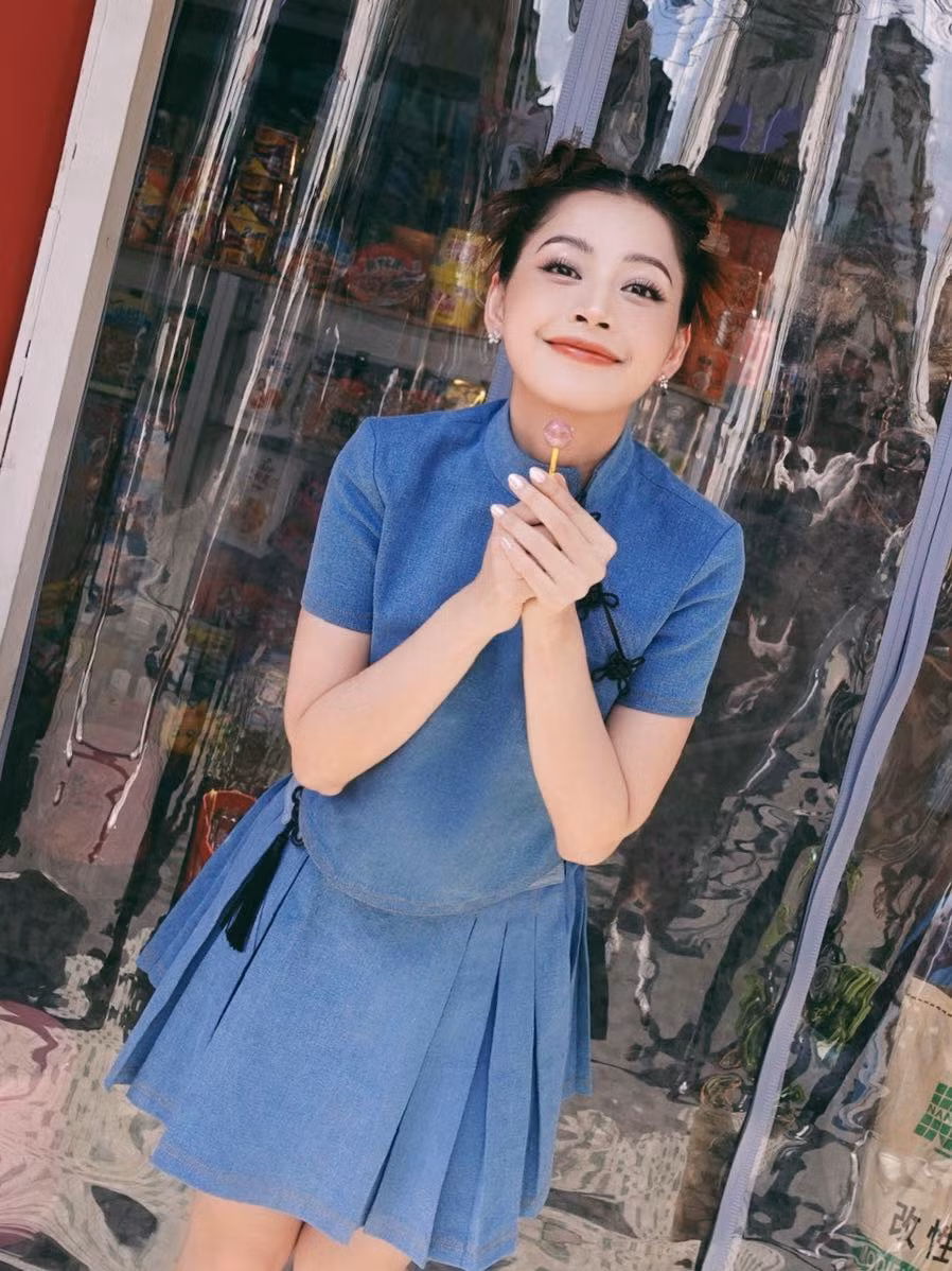 Chi Pu đáng yêu trong show thực tế mới.