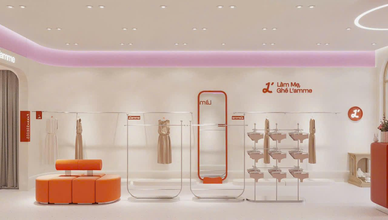 L’amme với slogan mới “Làm mẹ, Ghé L’amme”. L’amme với slogan mới “Làm mẹ, Ghé L’amme”.