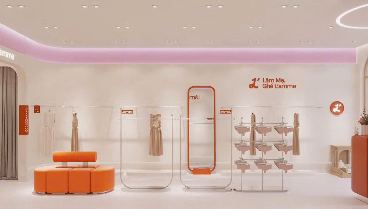 L’amme với slogan mới “Làm mẹ, Ghé L’amme”.