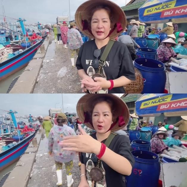 Diễn viên Thúy Nga tới chợ cá để làm từ thiện. Diễn viên Thúy Nga tới chợ cá để làm từ thiện.