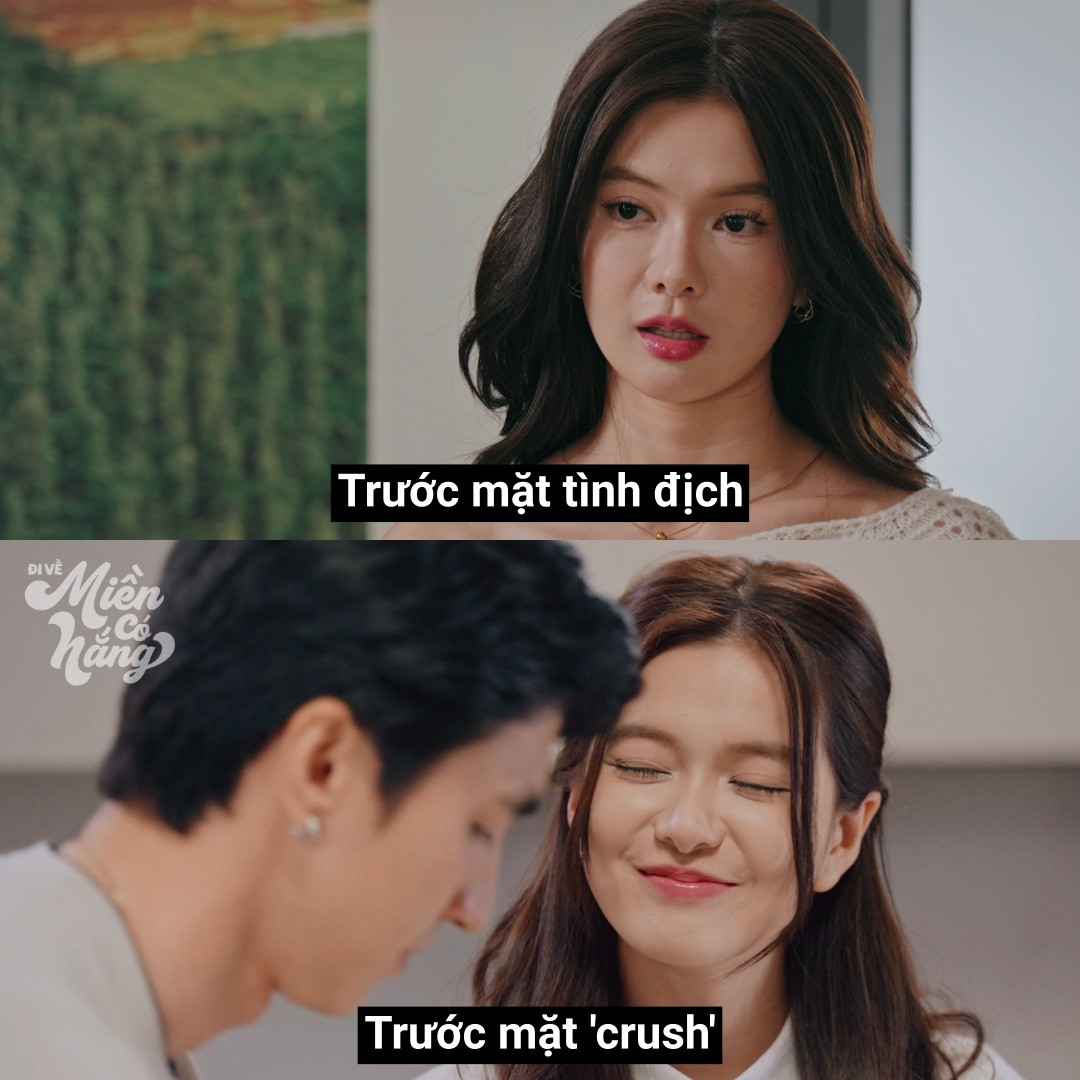 Tường Vân lúc nào cũng tìm cách thể hiện tình cảm với Đình Phong.