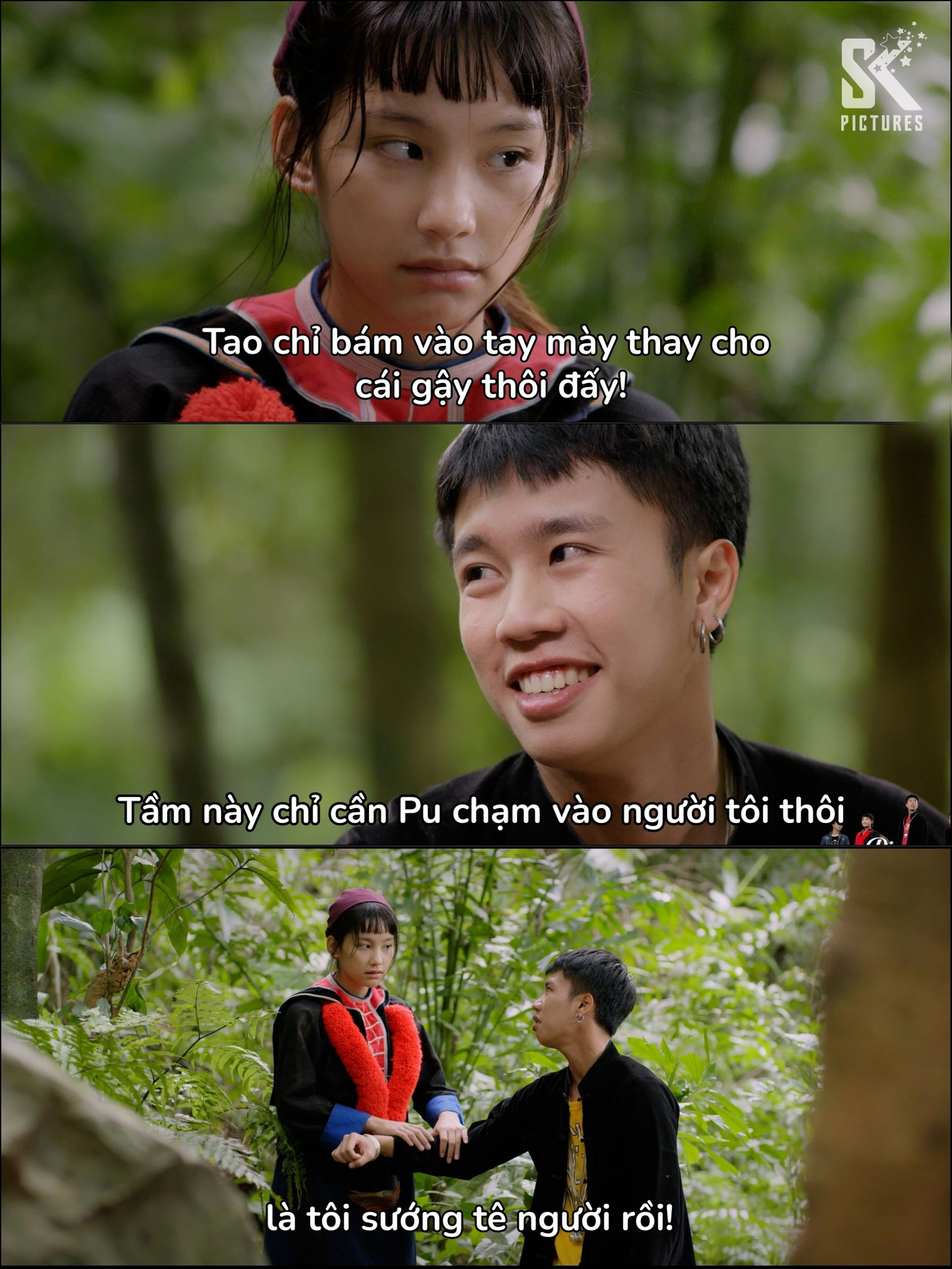 Chải lúc nào cũng tranh thủ bày tỏ tình cảm với Pu mọi nơi mọi lúc. Chải lúc nào cũng tranh thủ bày tỏ tình cảm với Pu mọi nơi mọi lúc.