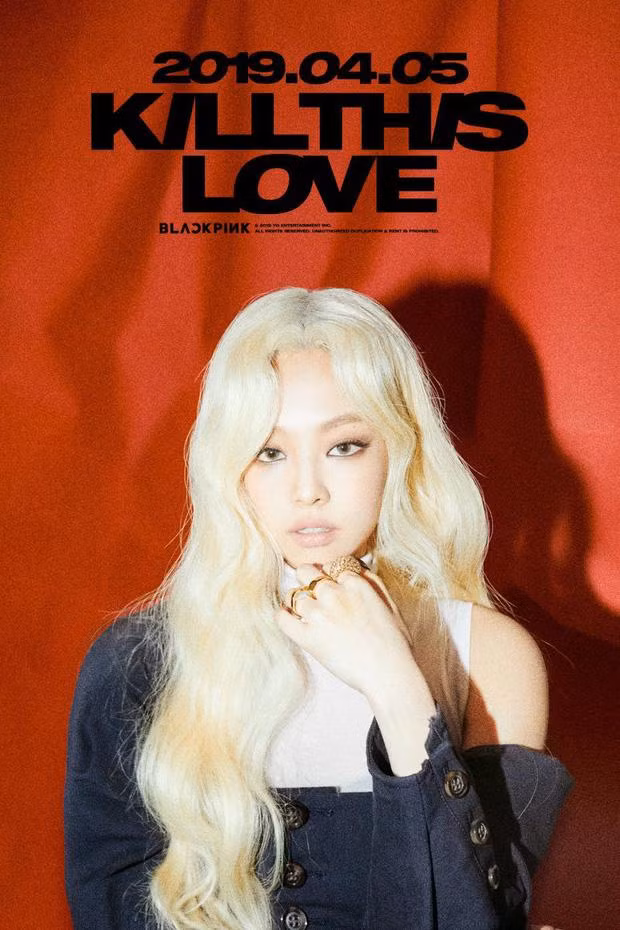 Jennie từng đội tóc giả màu vàng trong teaser Kill This Love Jennie từng đội tóc giả màu vàng trong teaser Kill This Love