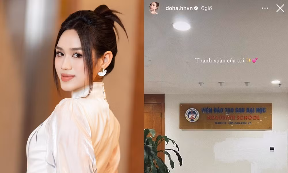 Phải chăng nàng hậu đang có kế hoạch học lên Thạc sĩ?