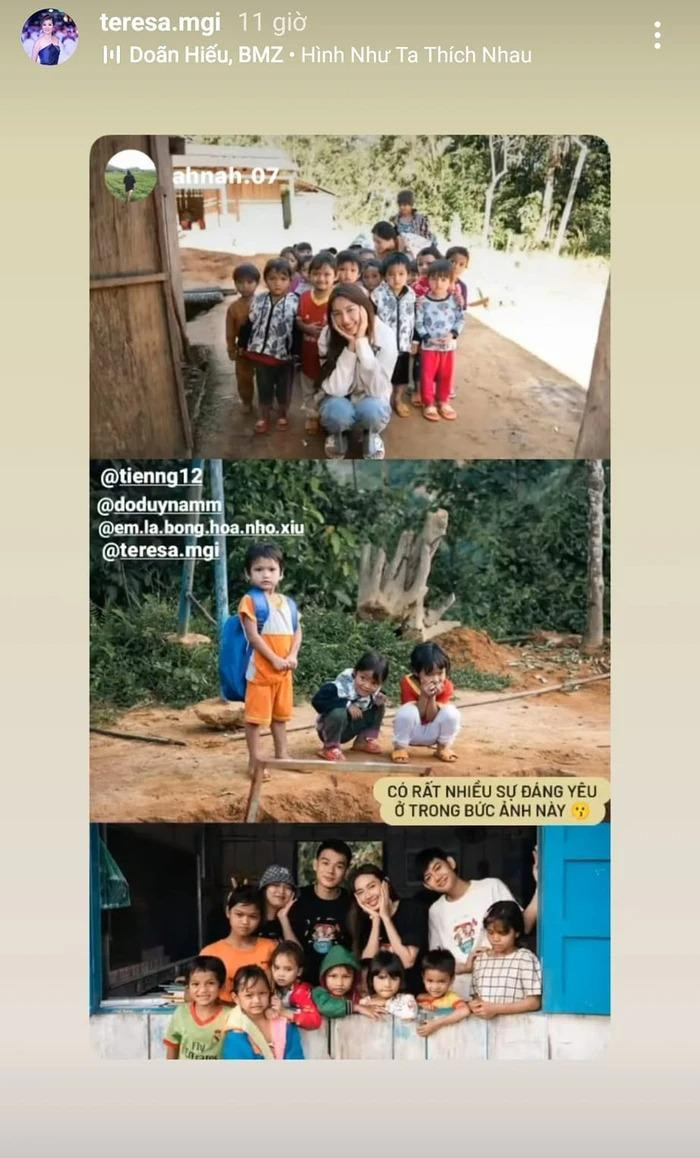Bà Teresa vẫn thường xuyên chia sẻ những hình ảnh của Thùy Tiên
