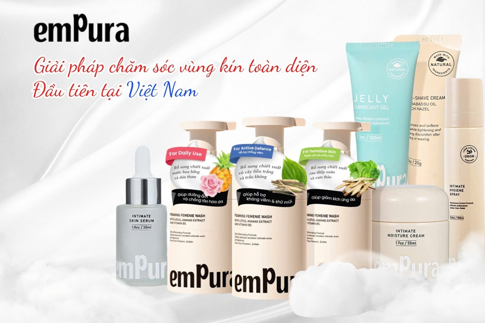 emPura - Bộ giải pháp chăm sóc vùng kín toàn diện đầu tiên tại Việt Nam