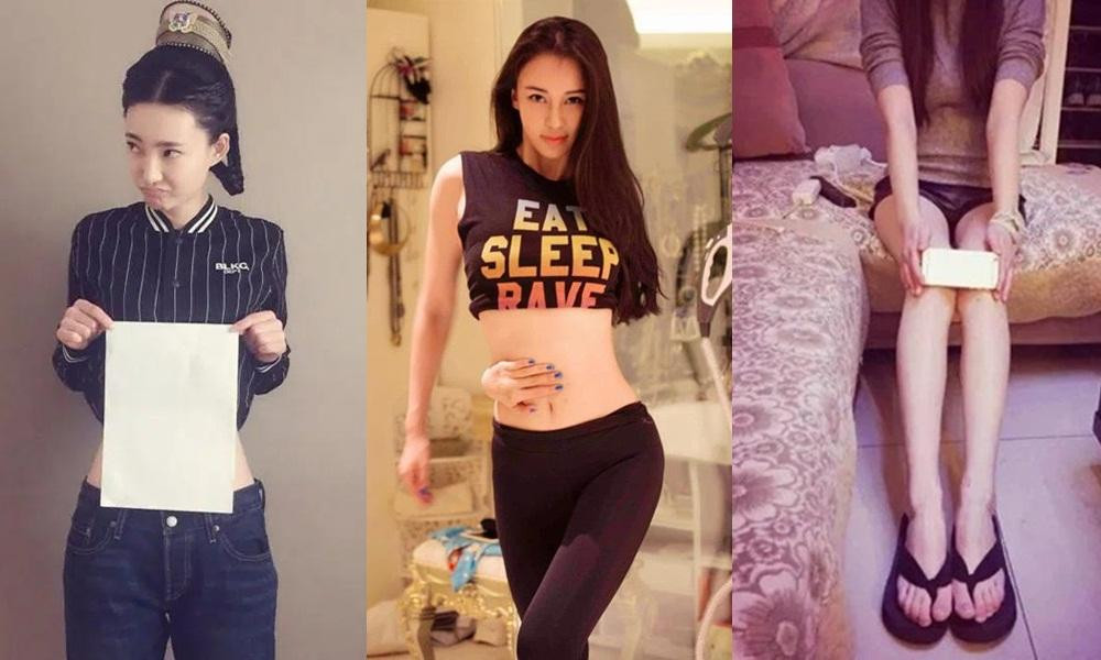 Trên mạng có rất nhiều trào lưu khoe eo thon dáng nhỏ.