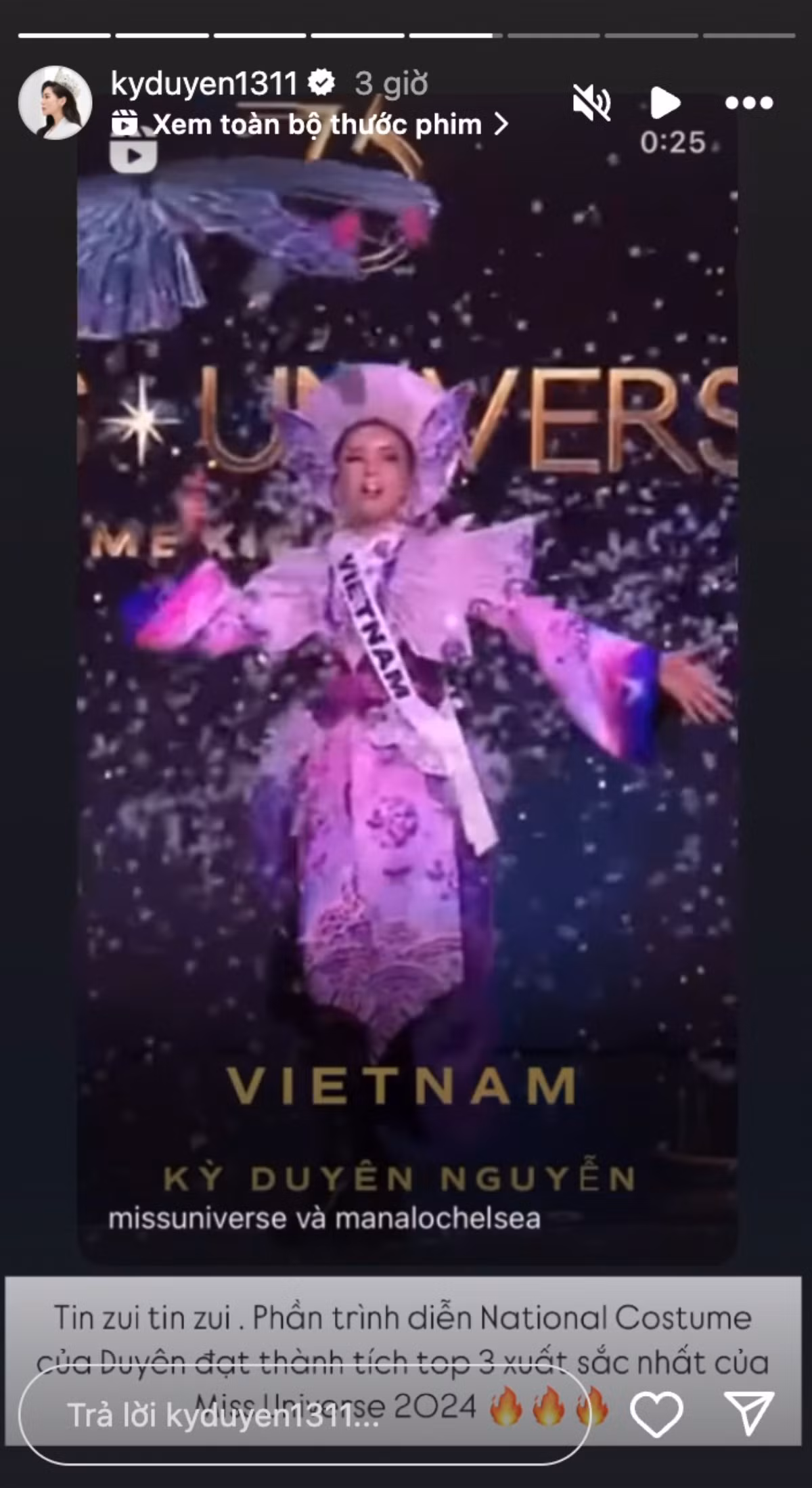 Nàng hậu rất vui mừng với kết quả này. Nàng hậu rất vui mừng với kết quả này.