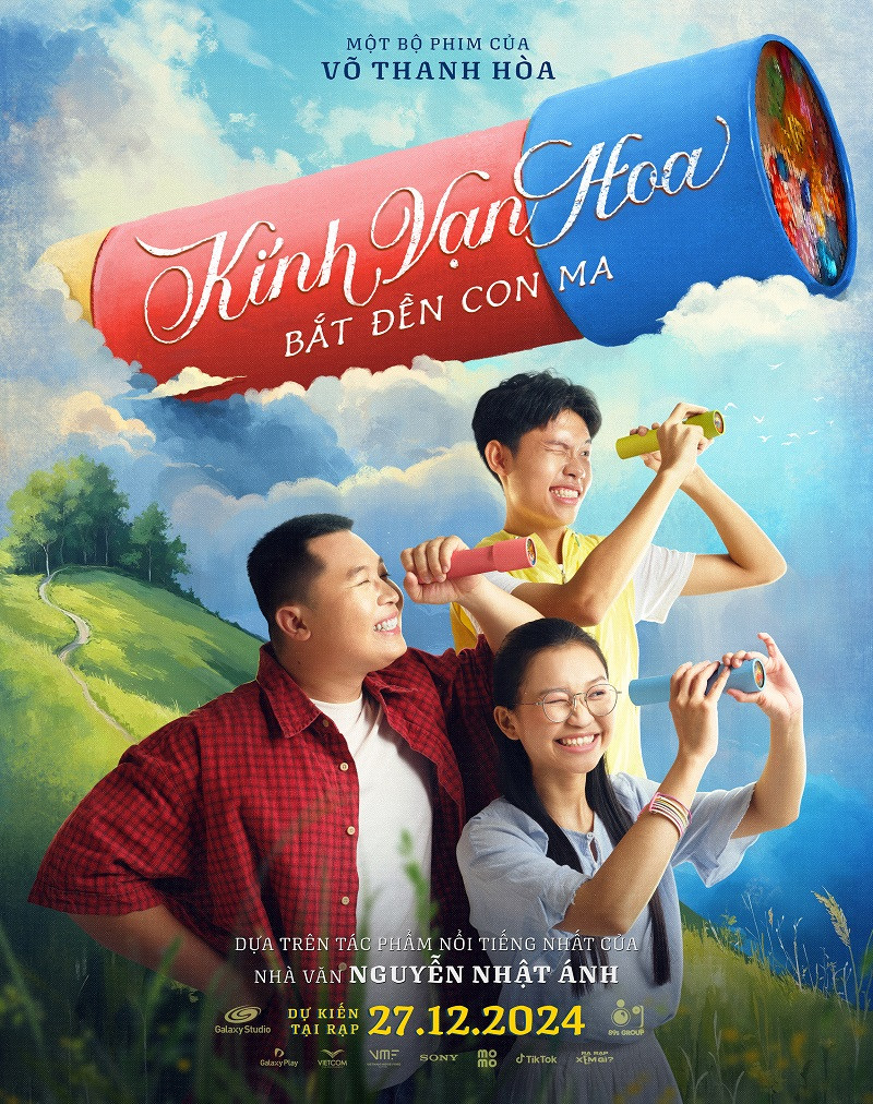 Poster đầu tiên của Kính Vạn Hoa rực rỡ màu sắc. Poster đầu tiên của Kính Vạn Hoa rực rỡ màu sắc.