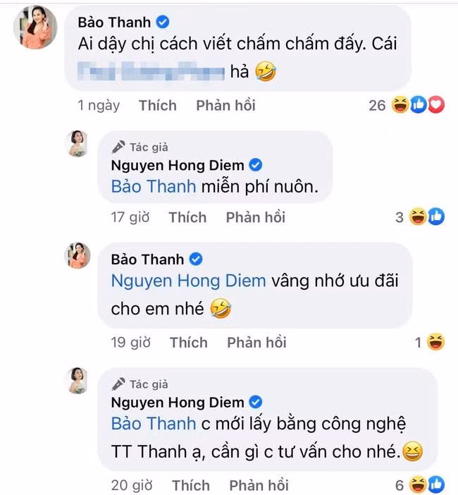 Bảo Thanh nhanh chóng phát hiện sự lạ trong bài đăng này Bảo Thanh nhanh chóng phát hiện sự lạ trong bài đăng này
