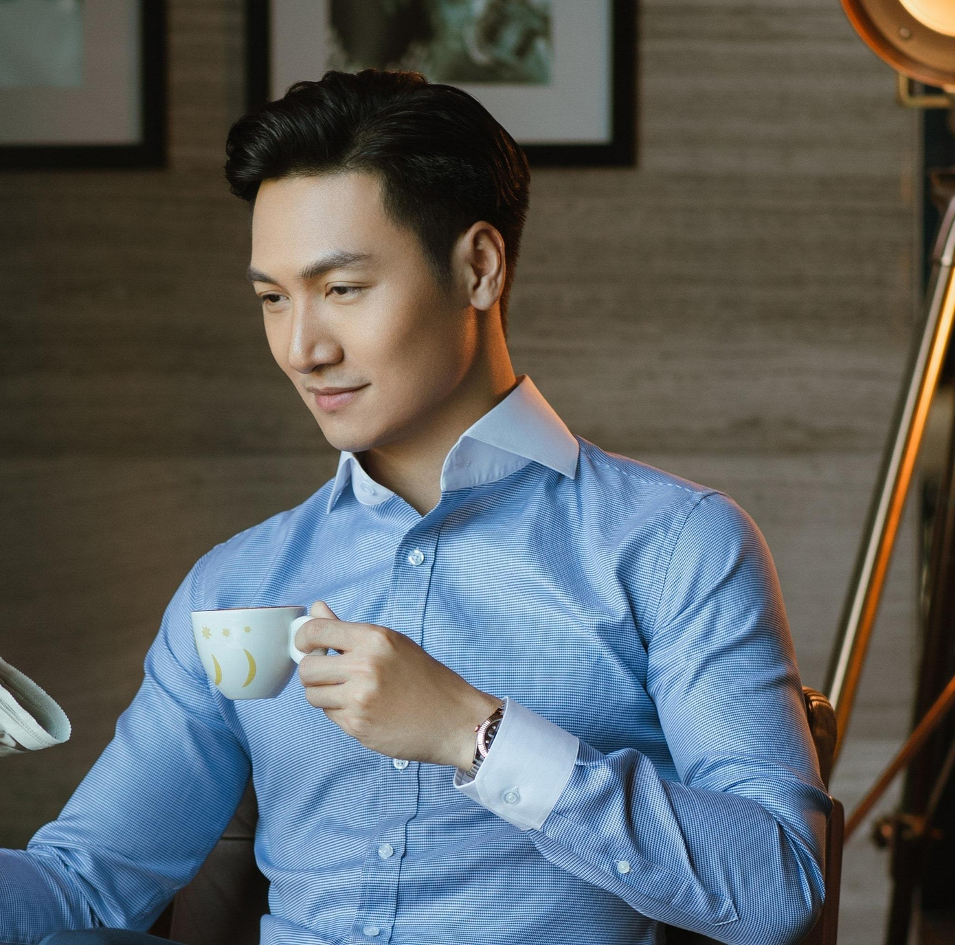 Bức hình "hút like" trên facebook Mạnh Trường.