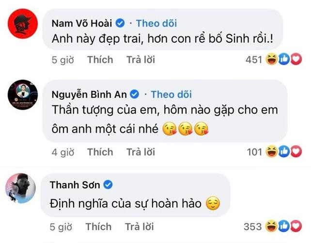 Nhiều nam nghệ sĩ khác cũng khen ngợi Mạnh Trường hết lời