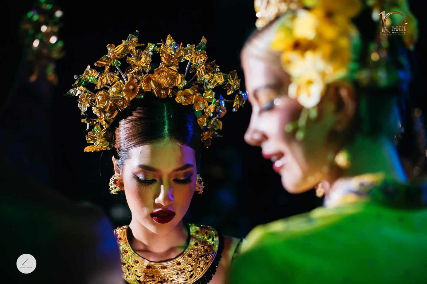 Thiên Ân xinh đẹp trong hậu trường