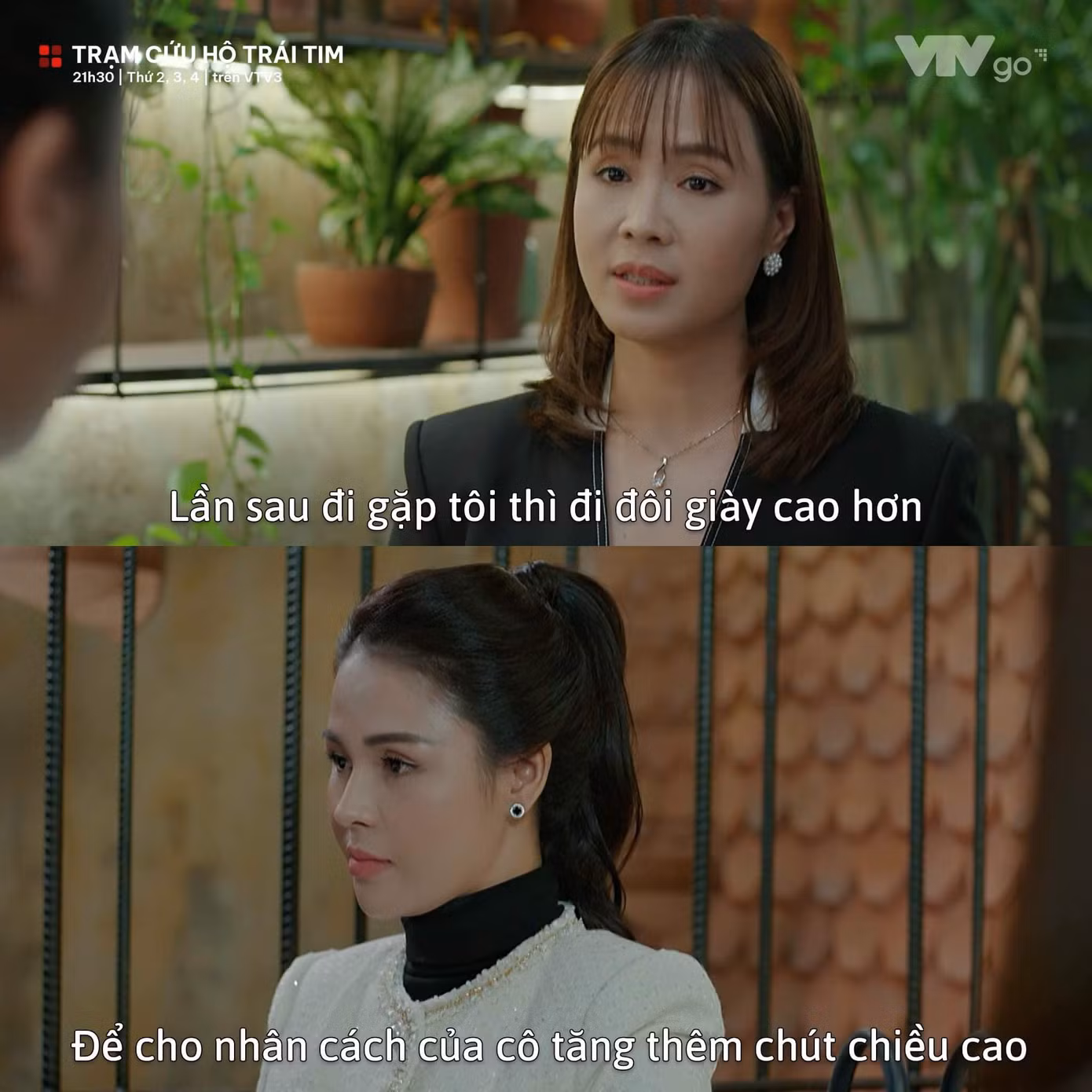 Cô mới dừng lại ở những câu mỉa mai kẻ thù.