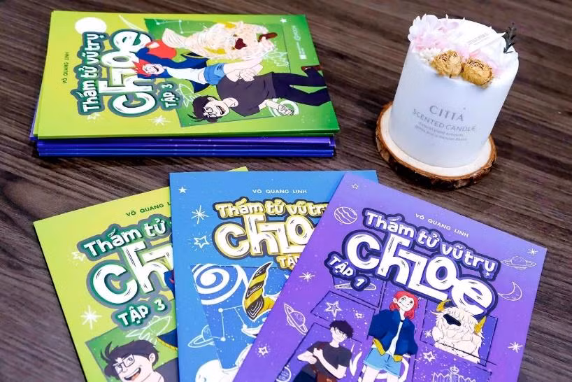 Ba tập đầu tiên của “Thám tử vũ trụ Chloe”.