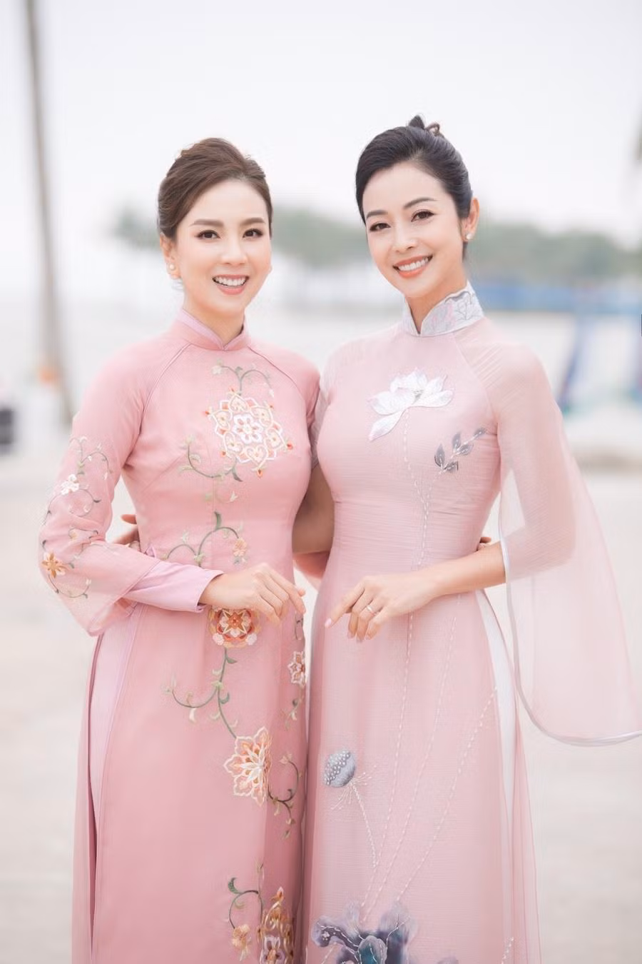 MC Mai Ngọc và Hoa hậu châu Á tại Mỹ, Jennifer Phạm.