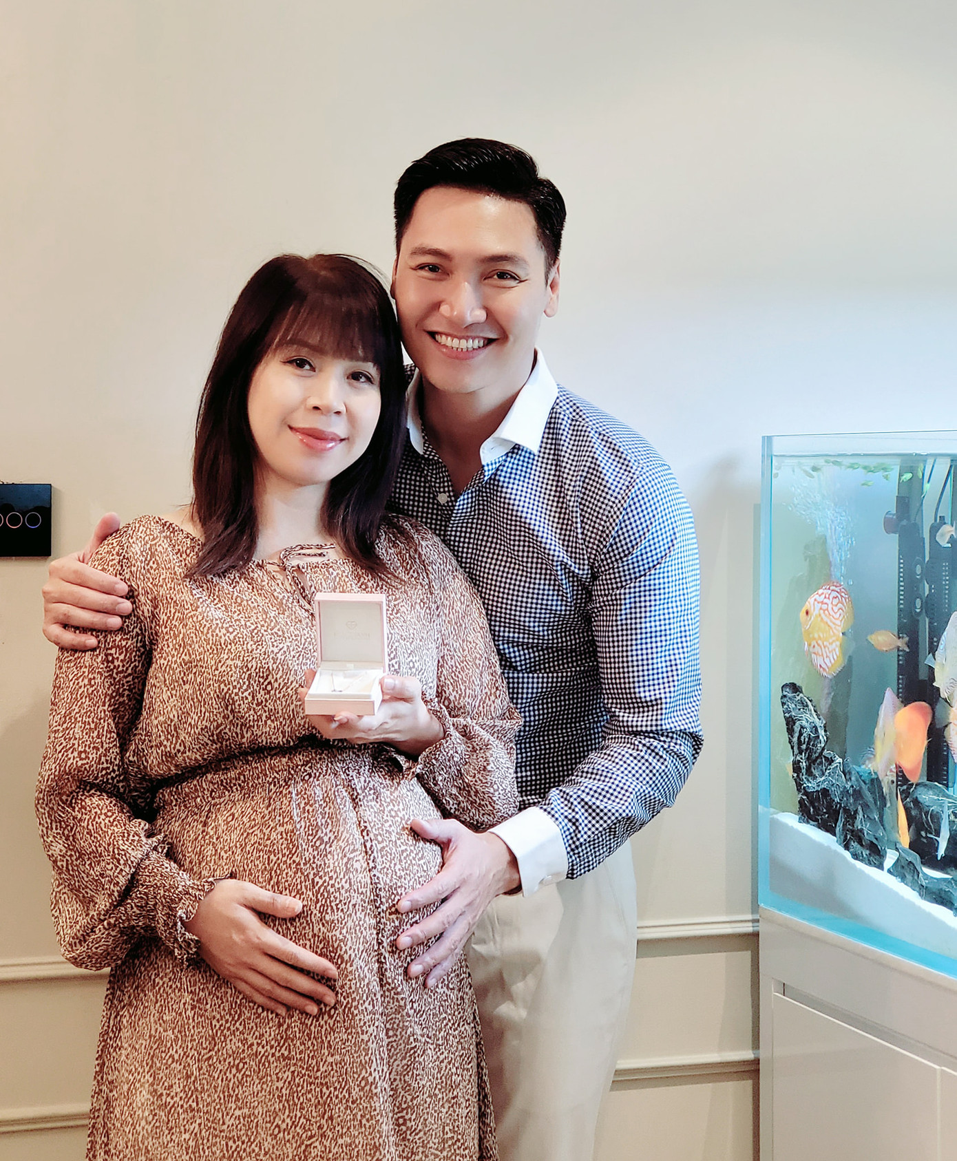 Hai người đã có với nhau ba nhóc tì xinh xắn