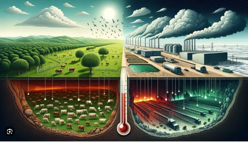 Khí metan là thủ phạm chính khiến Trái Đất nóng lên nhanh. Khí metan là thủ phạm chính khiến Trái Đất nóng lên nhanh.