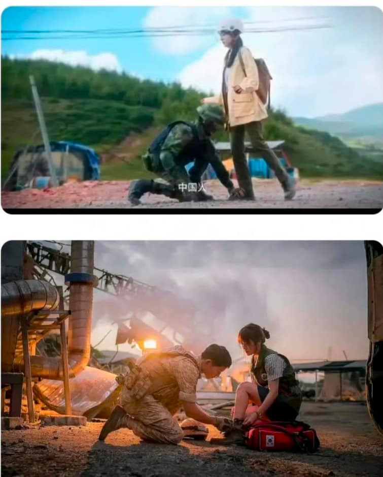 Cảnh quay khiến khán giả nhanh chóng so sánh. Cảnh quay khiến khán giả nhanh chóng so sánh.