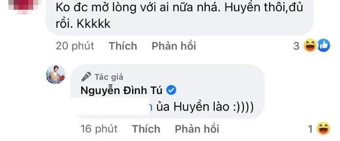 Đình Tú ngầm phủ nhận chuyện hẹn hò Đình Tú ngầm phủ nhận chuyện hẹn hò
