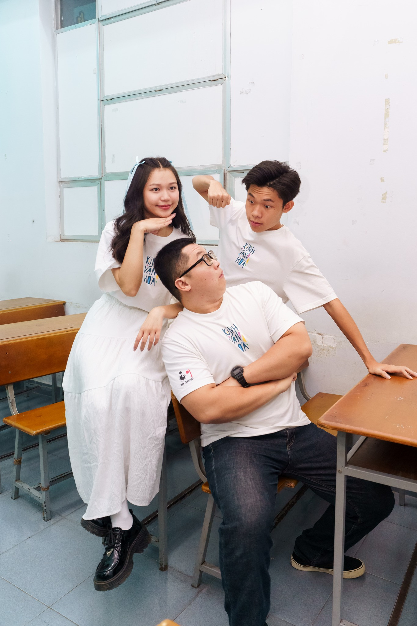 Bộ ba diễn viên vô cùng ăn ý.