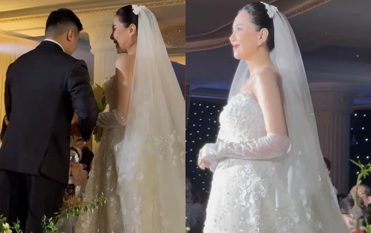 Mai Ngọc xinh đẹp trong đám cưới mới diễn ra. Ảnh: TPO. Mai Ngọc xinh đẹp trong đám cưới mới diễn ra. Ảnh: TPO.