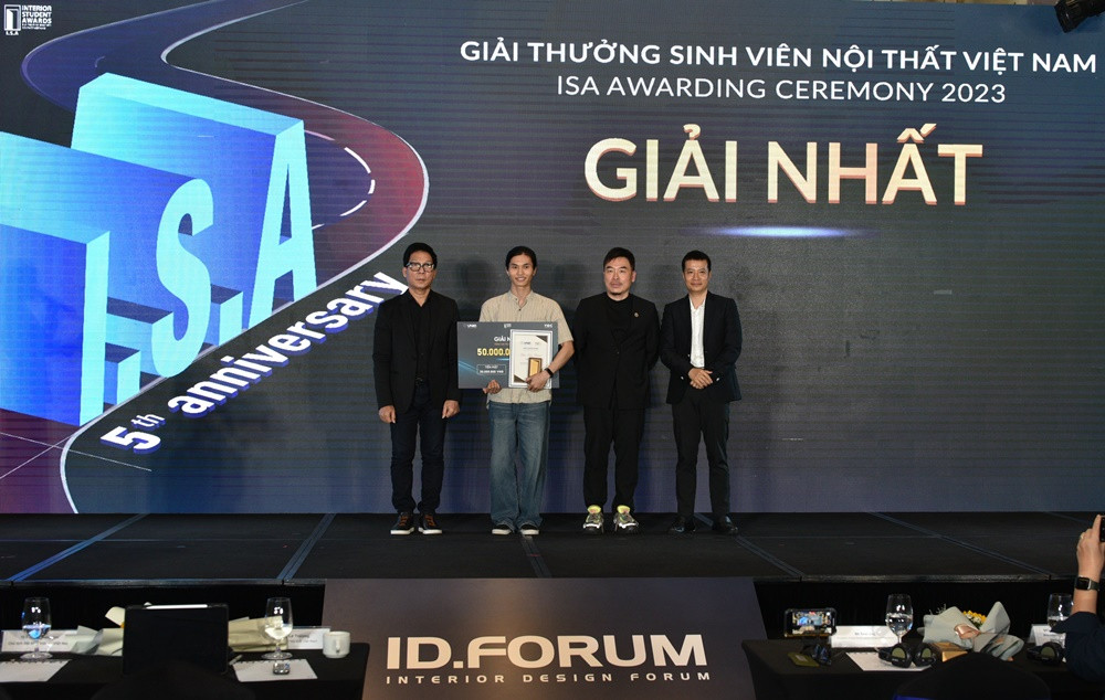 Tác giả giành giải nhất giải thưởng Sinh viên Nội thất Việt Nam. Tác giả giành giải nhất giải thưởng Sinh viên Nội thất Việt Nam.