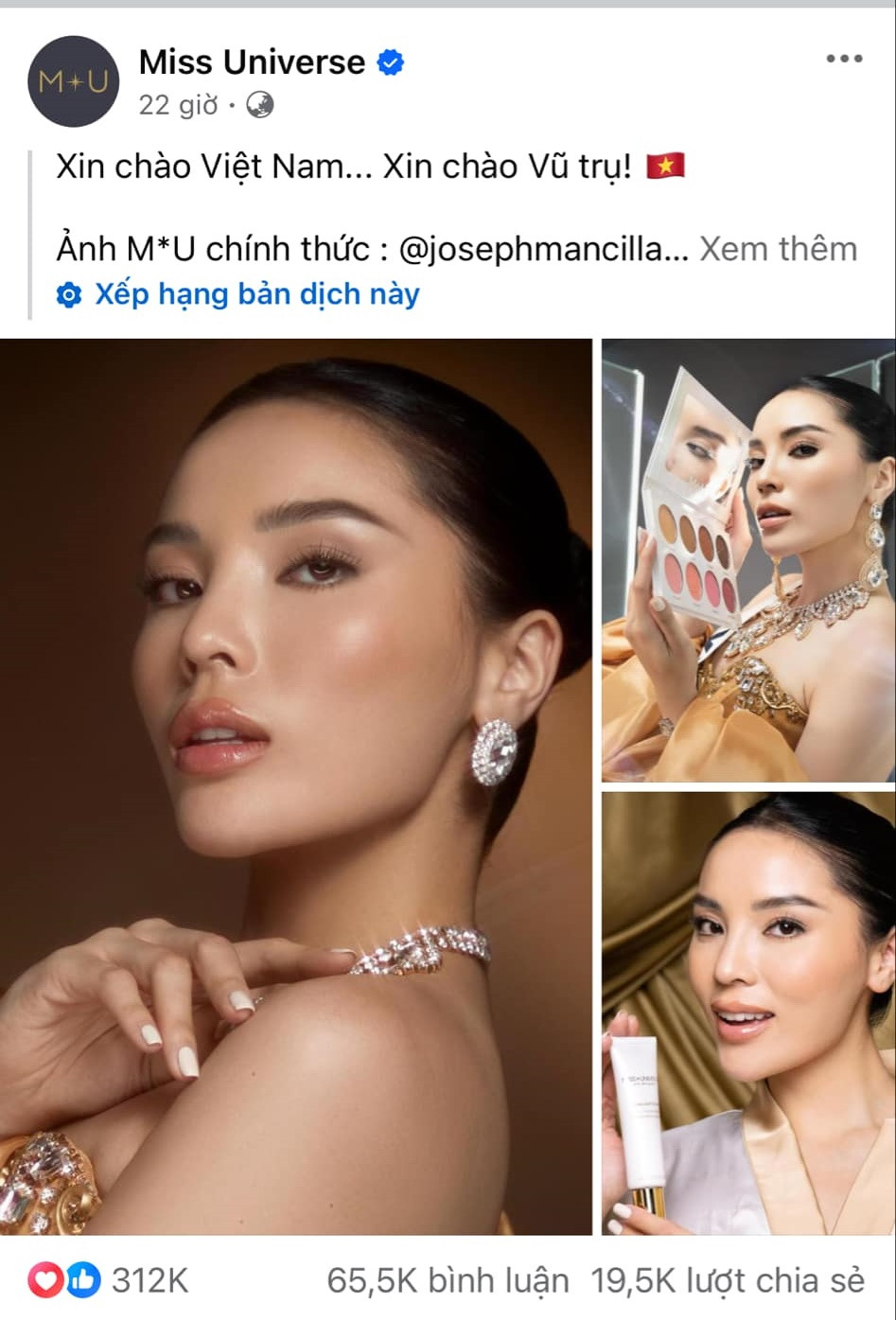 Bộ ảnh của Kỳ Duyên thu hút lượng tương tác cực lớn.